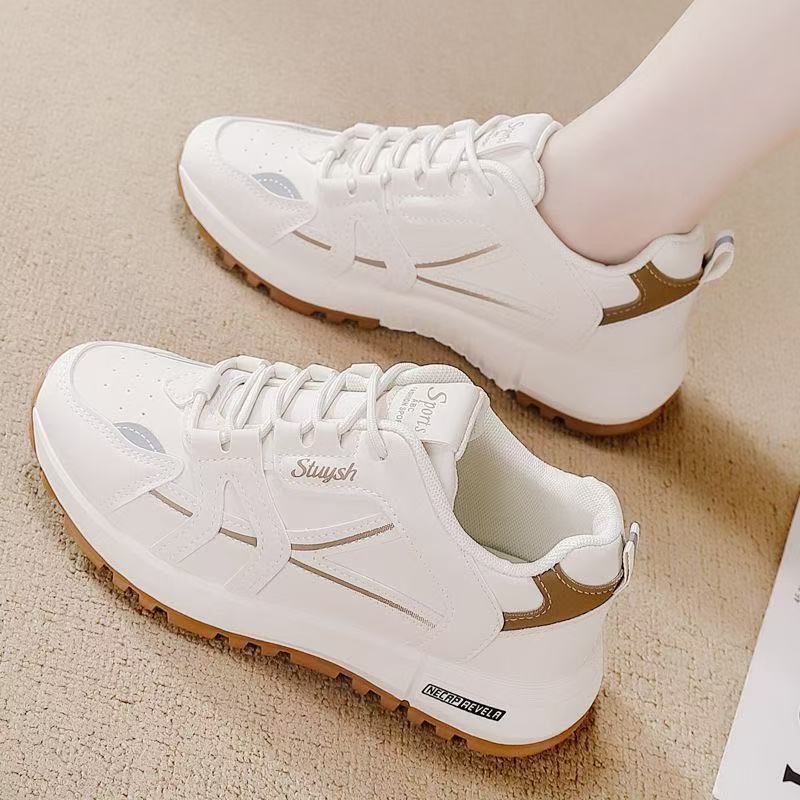 Outdoor Sports Shoes - Женские модные белые повседневные спортивные кроссовки: