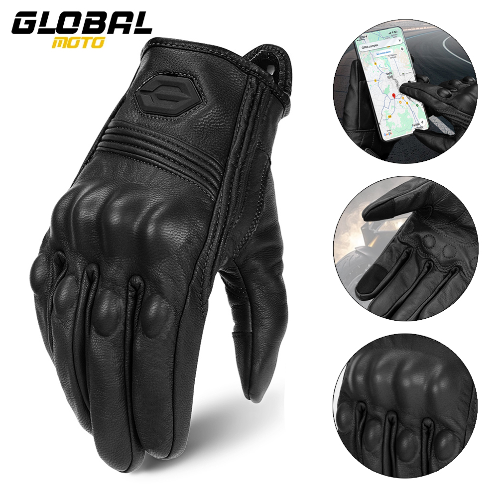 Horse Riding Glove - Зимние мотоциклетные перчатки, кожаные защитные перчатки
