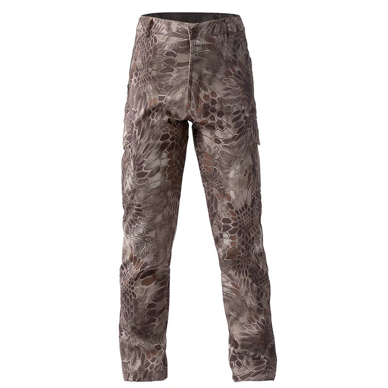Outdoor Sport Waterproof Pants - Камуфляжные охотничьи брюки из софтшелла из