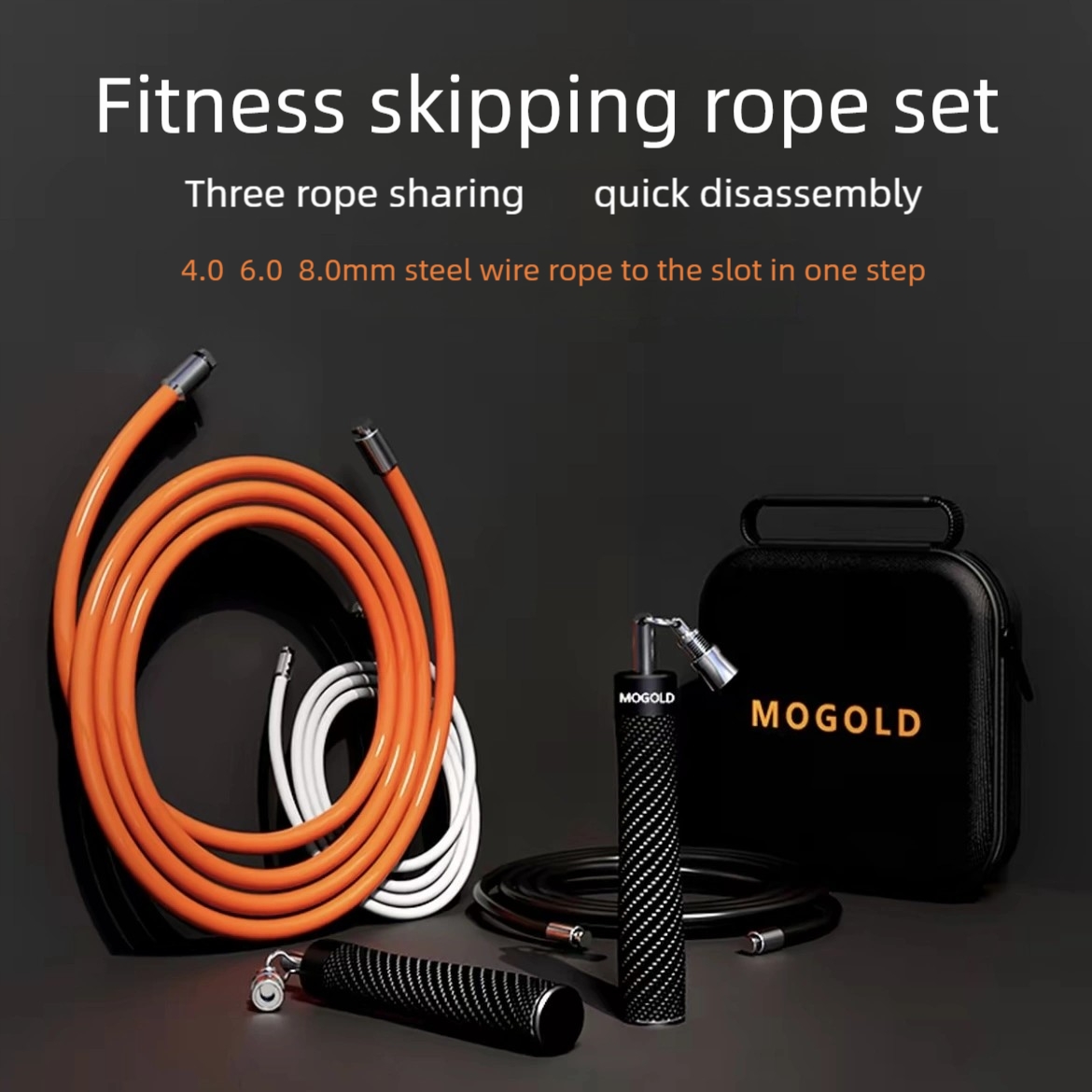 Speed Skipping Rope - Высокоскоростная скакалка MOGOLD | противоскользящая ручка