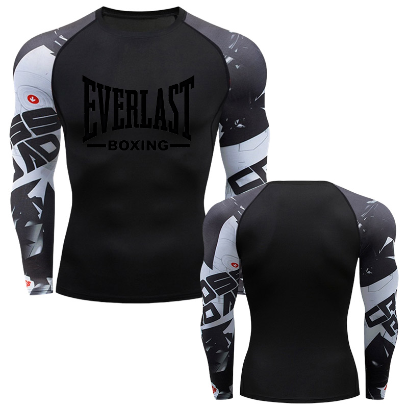 Outdoor Sports - Новая мужская компрессионная футболка EVERLAST BOXING