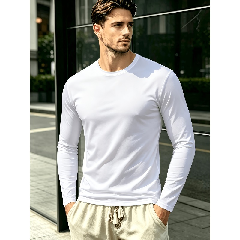 Однотонная футболка с круглым  – обзор и цена Outdoor Sports