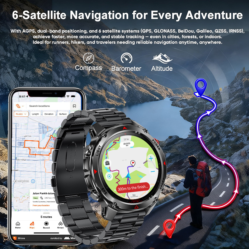 T-Rex 3 Pro Смарт-часы AGPS во – обзор и цена Outdoor Sport Smart Watch